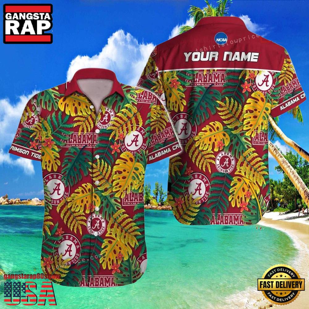 NCAA Custom Alabama Crimson Tide Style Hot Trending Summer Aloha Shirt NCAA Custom Alabama Crimson Tide Style Hot Trending Summer Aloha Shirt