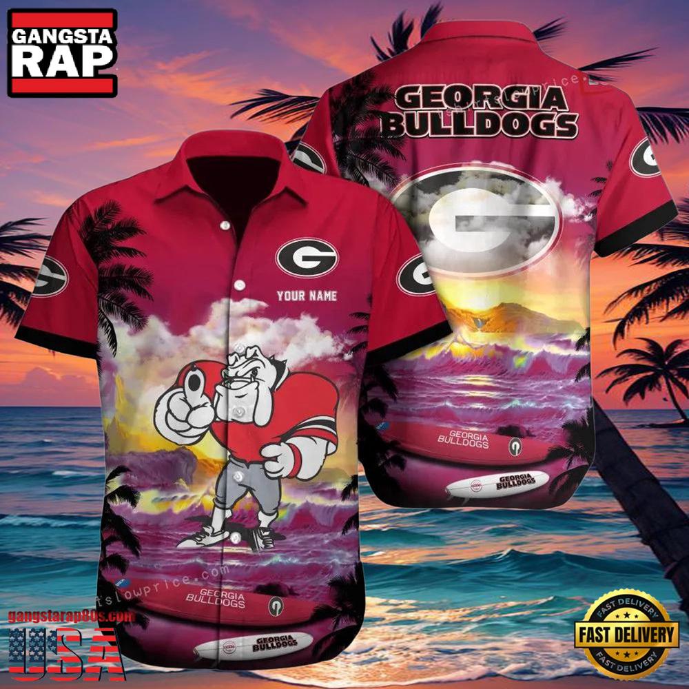 NCAA Custom Georgia Bulldogs Style Hot Trending Summer Aloha Hawaiian Shirt.jpg