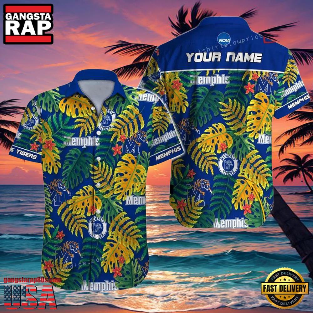 NCAA Custom Memphis Tigers Style Hot Trending Summer Aloha Hawaiian Shirt For Men And Women.jpg