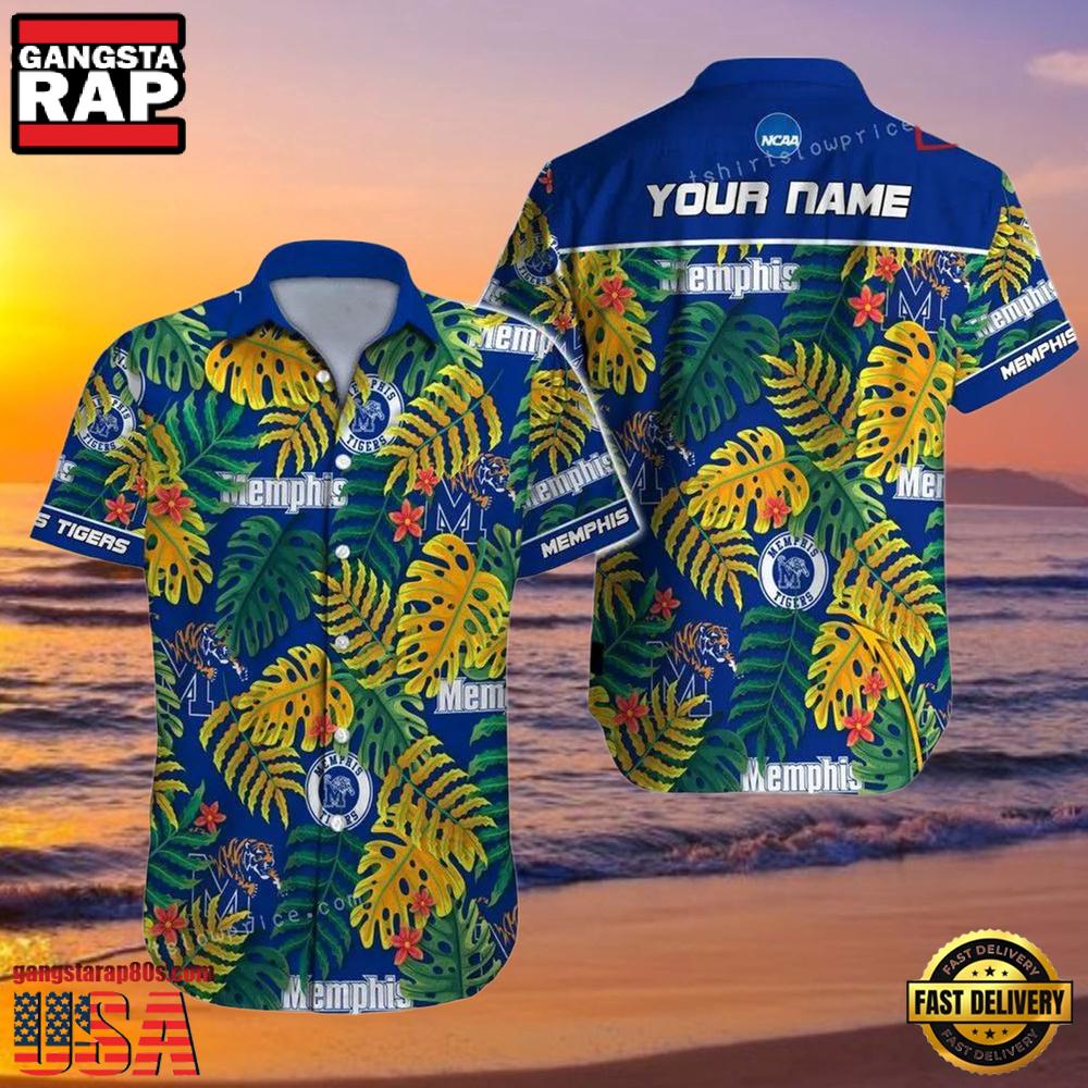 NCAA Custom Memphis Tigers Style Hot Trending Summer Aloha Hawaiian Shirt For Men And Women