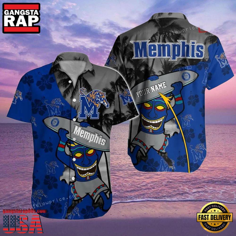 NCAA Custom Memphis Tigers Style Hot Trending Summer Aloha Hawaiian Shirt.jpg