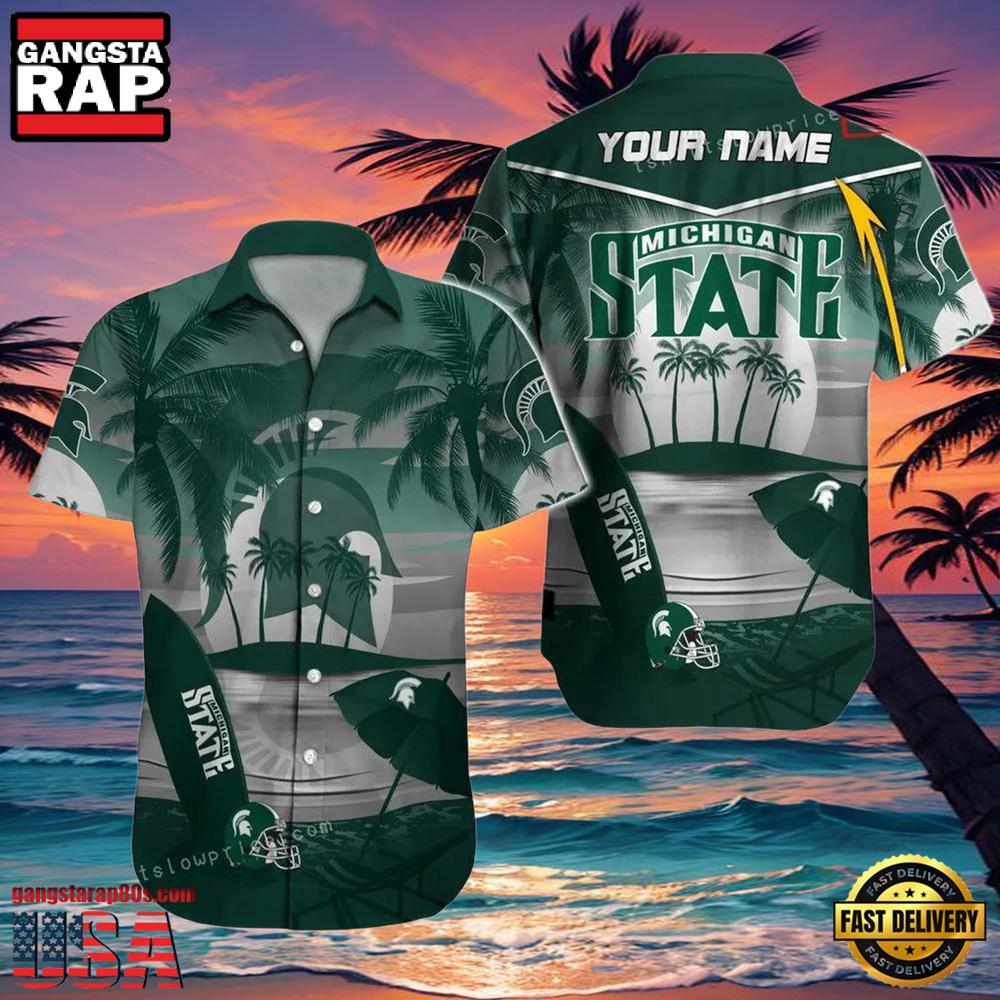 NCAA Custom Michigan State Spartans Style Hot Trending Summer Aloha Hawaiian Shirt For Men And Women.jpg