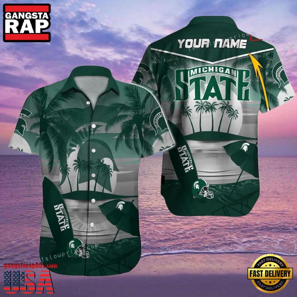 NCAA Custom Michigan State Spartans Style Hot Trending Summer Aloha Hawaiian Shirt For Men And Women.jpg