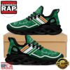 NCAA Custom Name Iowa Hawkeyes Logo Saint Patrick'S Day Unique Design Max Soul Shoes Running Sneakers