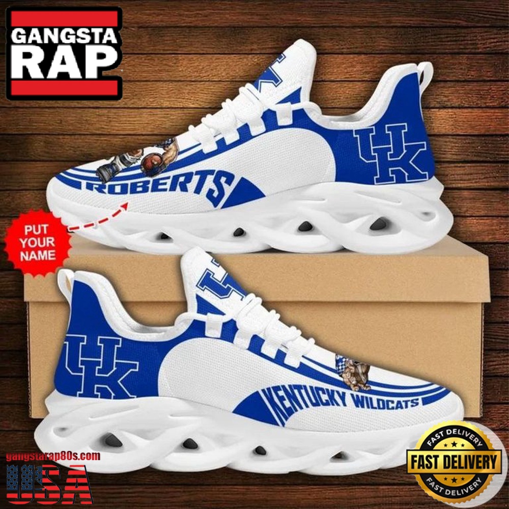 NCAA Custom Name Kentucky Wildcats Sneaker Unique Design Max Soul Shoes Running Sneakers NCAA Custom Name Kentucky Wildcats Sneaker Unique Design Max Soul Shoes Running Sneakers