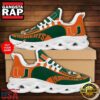 NCAA Custom Name Miami Hurricanes Sneaker Unique Design Max Soul Shoes Running Sneakers