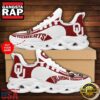 NCAA Custom Name Oklahoma Sooners Sneaker Unique Design Max Soul Shoes Running Sneakers