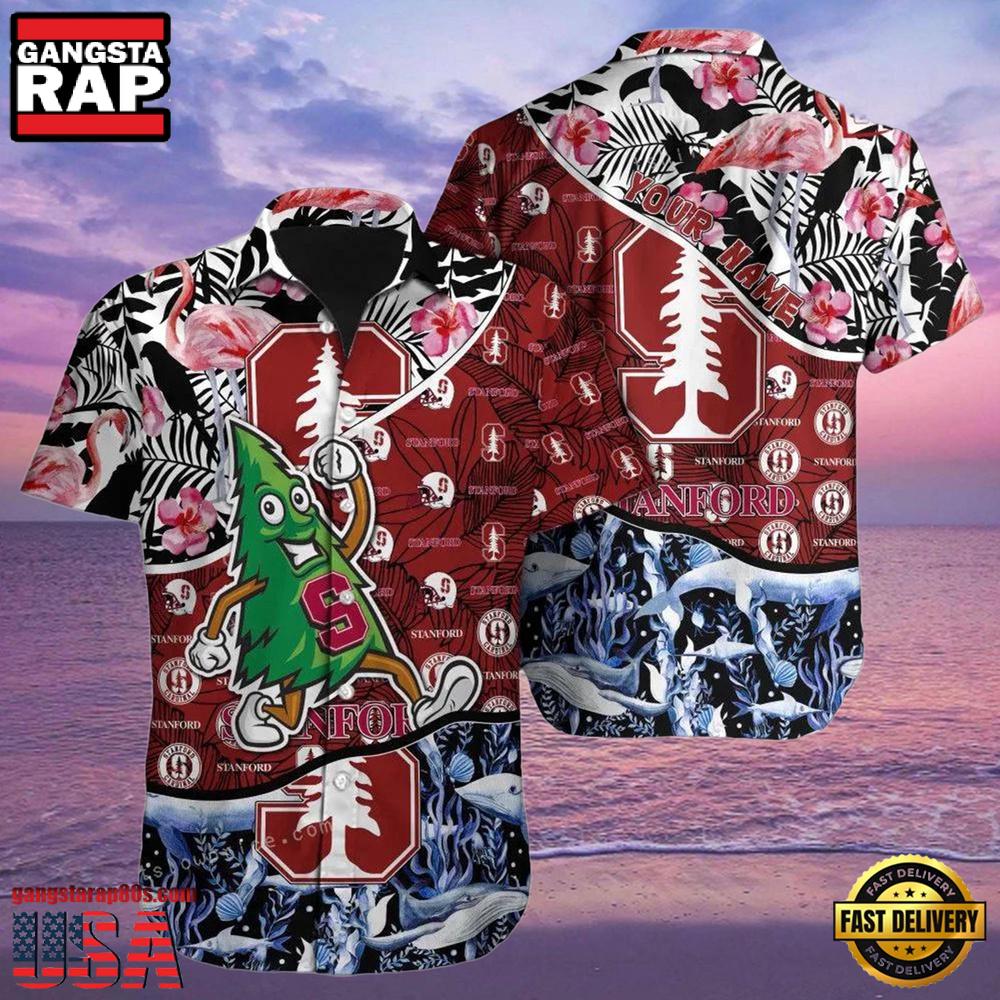 NCAA Custom Name Stanford Cardinal Hawaiian Shirt Cheap For Mens Womens