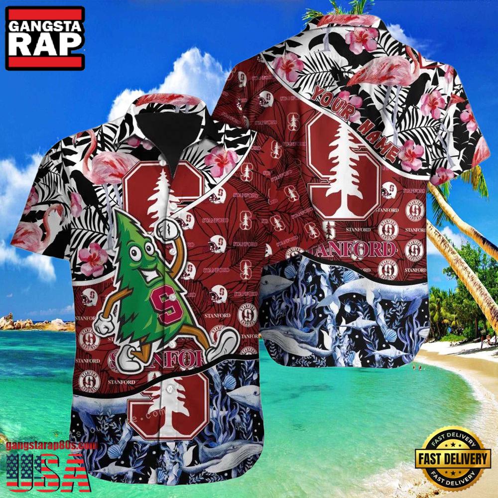 NCAA Custom Name Stanford Cardinal Hawaiian Shirt Cheap For Mens Womens