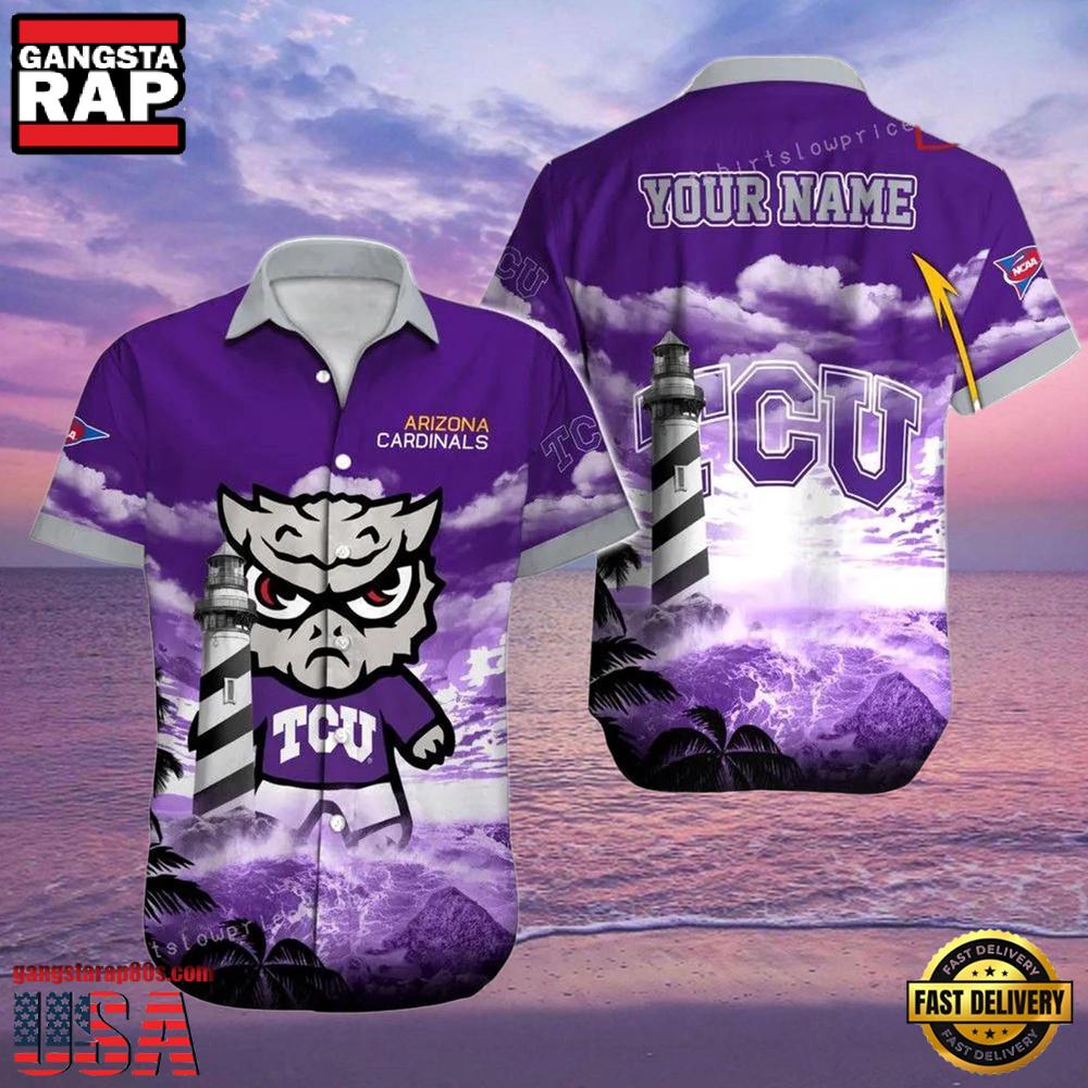 NCAA Custom Name Tcu Horned Frogs Hawaiian Shirt Cheap