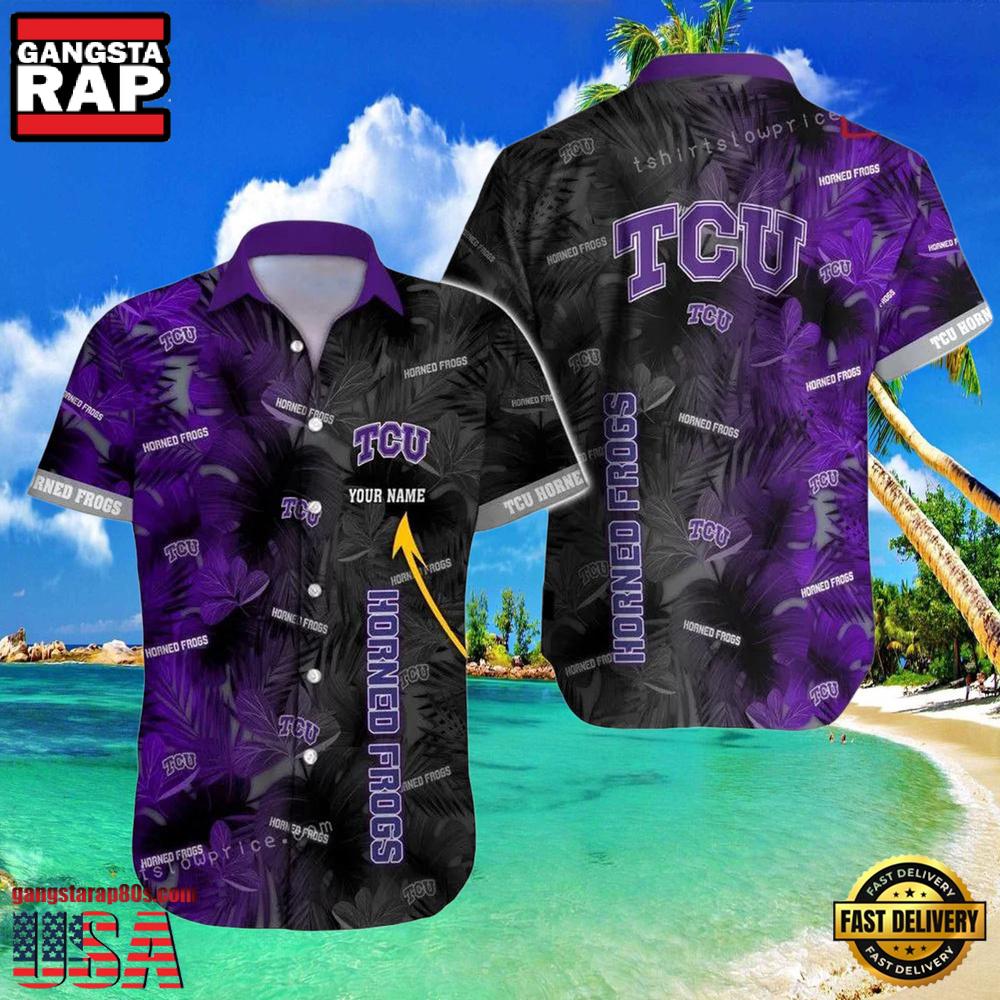 NCAA Custom Name Tcu Horned Frogs Hawaiian Shirt Outfit
