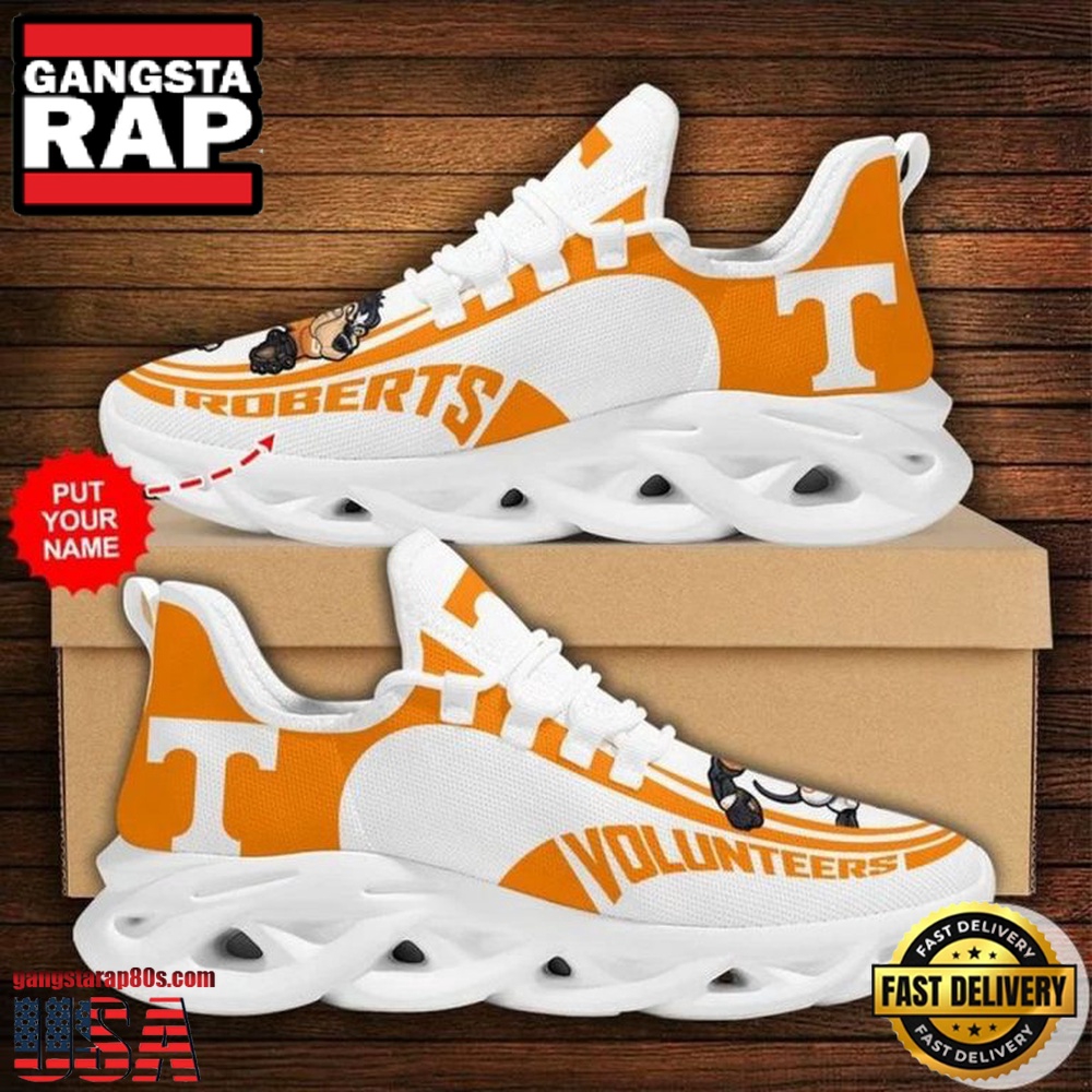 NCAA Custom Name Tennessee Volunteers Sneaker Unique Design Max Soul Shoes Running Sneakers NCAA Custom Name Tennessee Volunteers Sneaker Unique Design Max Soul Shoes Running Sneakers
