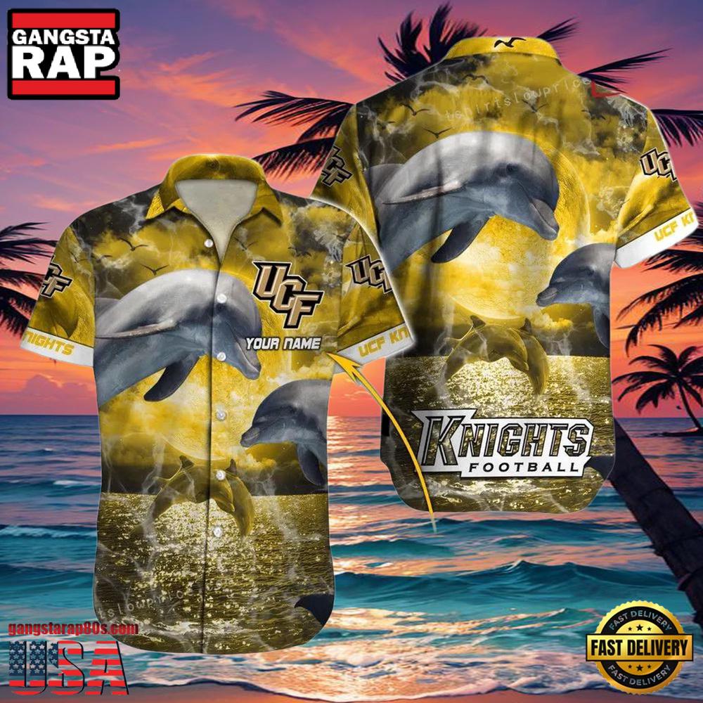 NCAA Custom Name Ucf Knights Hawaiian Shirt Man NCAA Custom Name Ucf Knights Hawaiian Shirt Man