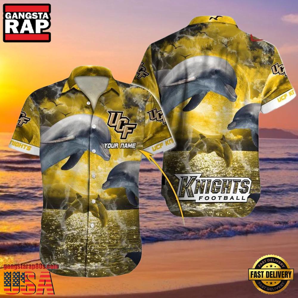 NCAA Custom Name Ucf Knights Hawaiian Shirt Man NCAA Custom Name Ucf Knights Hawaiian Shirt Man