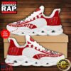 NCAA Custom Name Wisconsin Badgers Sneaker Unique Design Max Soul Shoes Running Sneakers
