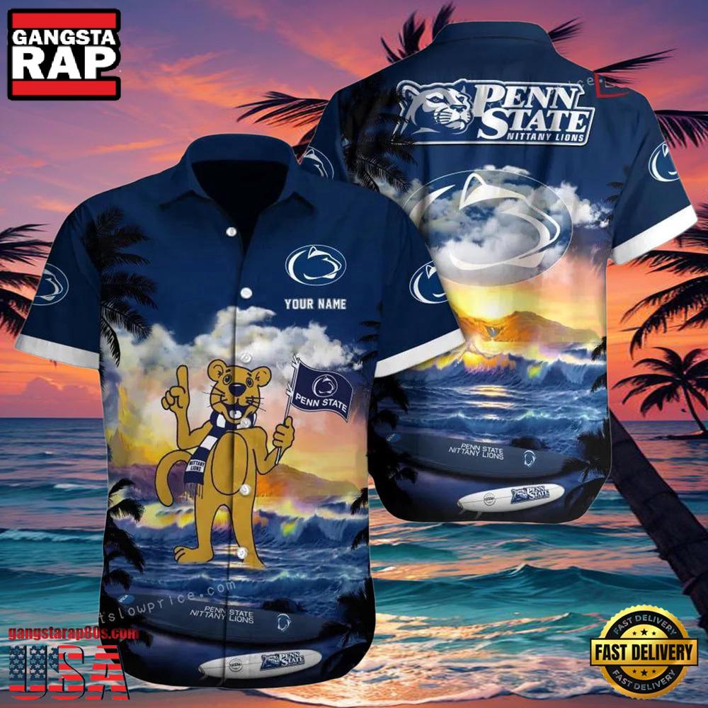 NCAA Custom Penn State Nittany Lions Style Hot Trending Summer Aloha Hawaiian Shirt Outfit.jpg
