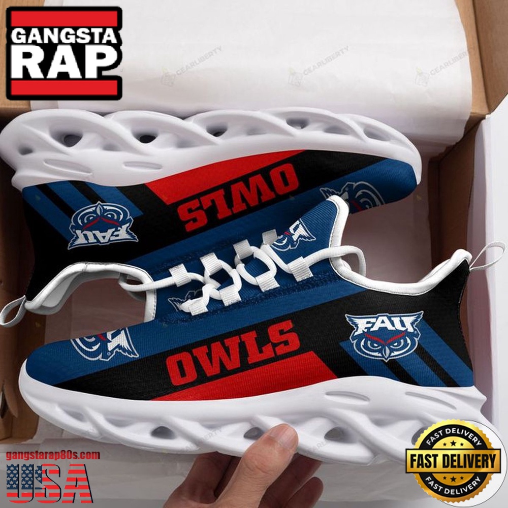 NCAA Florida Atlantic Owls Unique Design Max Soul Shoes Running Sneakers