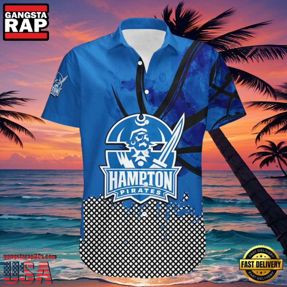 NCAA Hampton Pirates Hawaiian Shirt For Men Women NCAA Hampton Pirates Hawaiian Shirt For Men Women