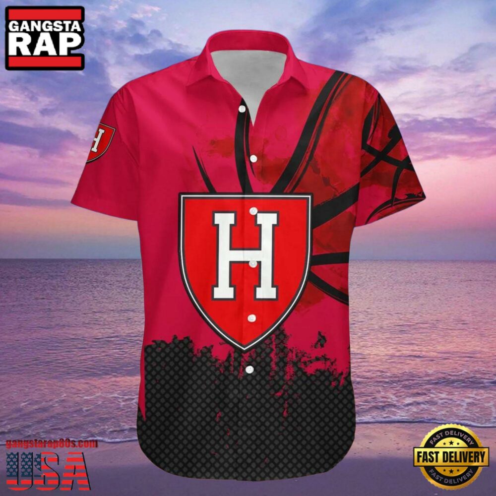 NCAA Harvard Crimson Hawaiian Shirt For Men Women