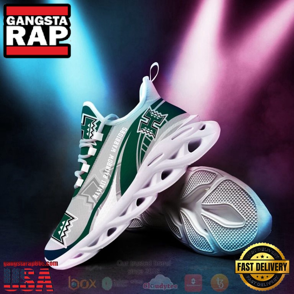 NCAA Hawaii Rainbow Warriors Football Clunky Unique Design Max Soul Shoes Running Sneakers NCAA Hawaii Rainbow Warriors Football Clunky Unique Design Max Soul Shoes Running Sneakers