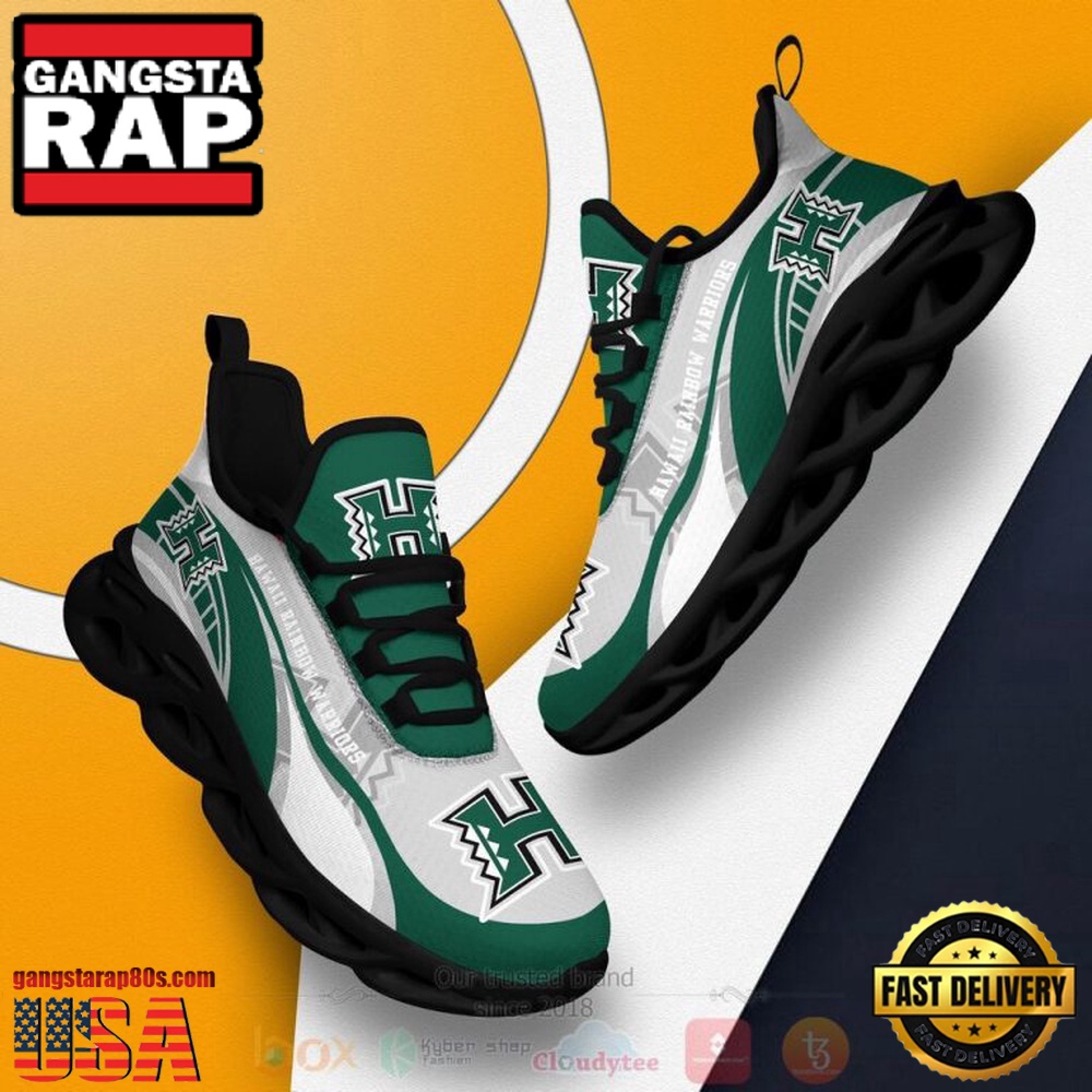 NCAA Hawaii Rainbow Warriors Football Clunky Unique Design Max Soul Shoes Running Sneakers NCAA Hawaii Rainbow Warriors Football Clunky Unique Design Max Soul Shoes Running Sneakers