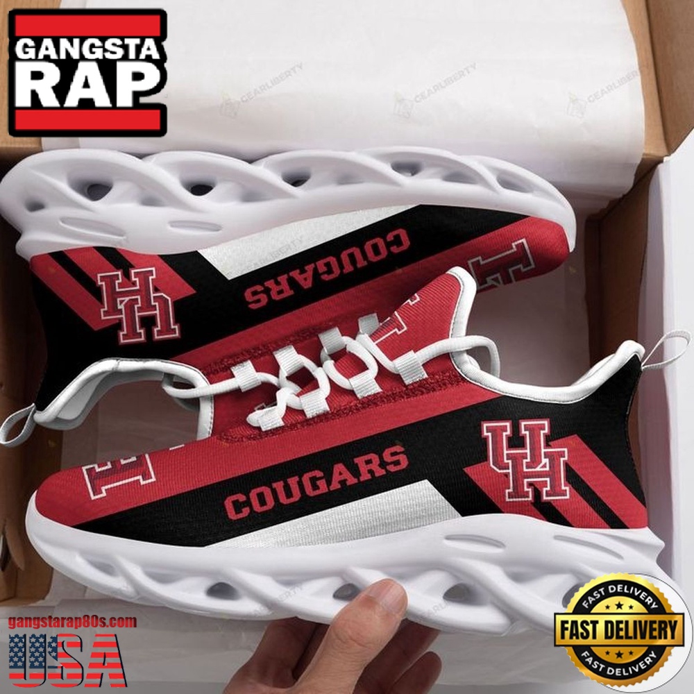 NCAA Houston Cougars Unique Design Max Soul Shoes Running Sneakers