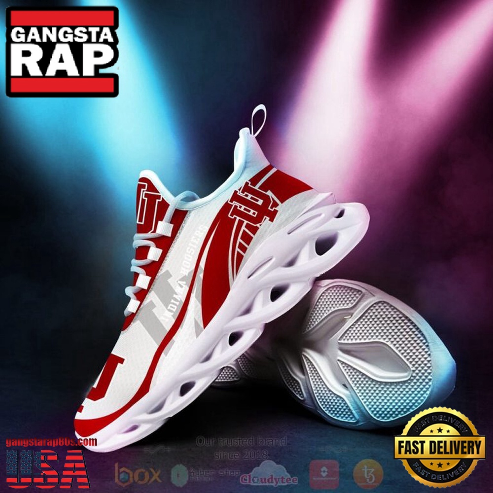 NCAA Indiana Hoosiers Football Clunky Unique Design Max Soul Shoes Running Sneakers NCAA Indiana Hoosiers Football Clunky Unique Design Max Soul Shoes Running Sneakers