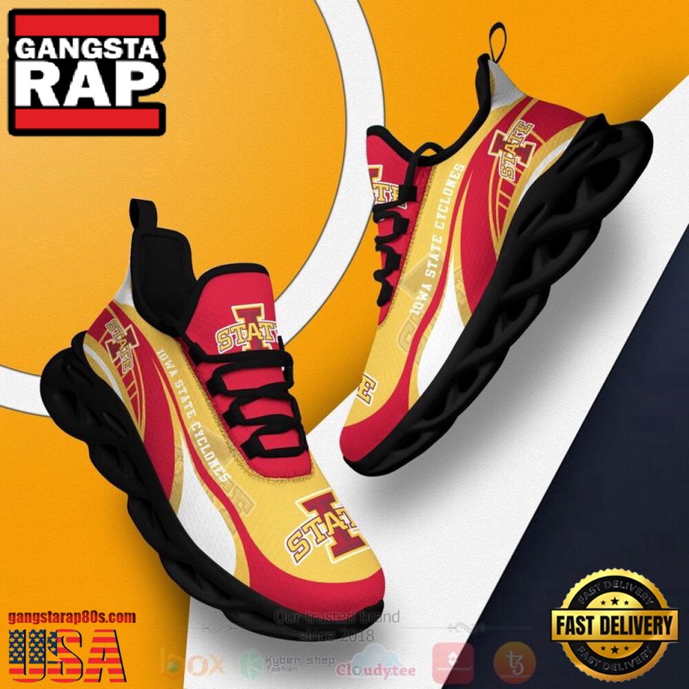 NCAA Iowa State Cyclones Football Clunky Unique Design Max Soul Shoes Running Sneakers NCAA Iowa State Cyclones Football Clunky Unique Design Max Soul Shoes Running Sneakers