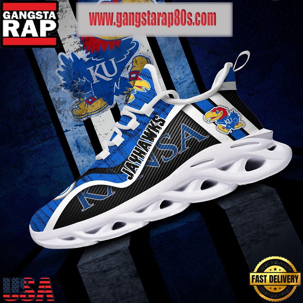 NCAA Kansas Jayhawks New Design Max Soul Shoes Running Sneakers