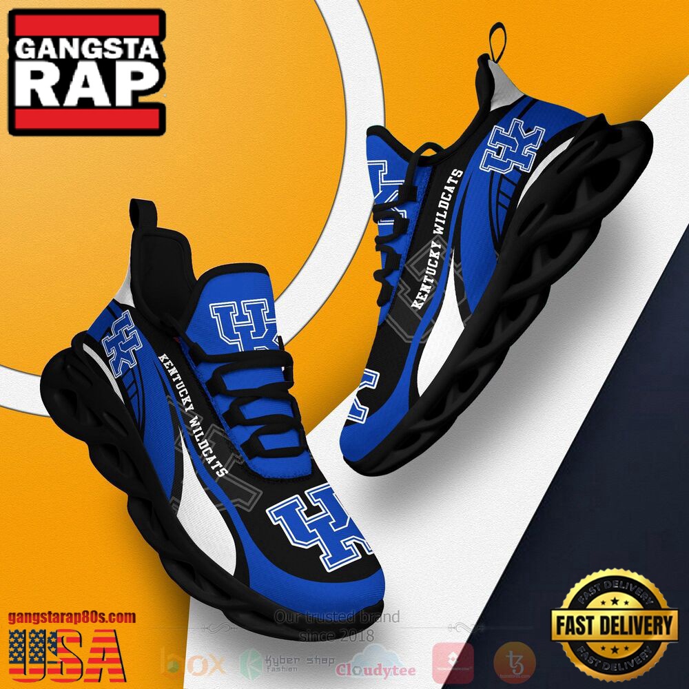 NCAA Kentucky Wildcats Football Clunky Unique Design Max Soul Shoes Running Sneakers
