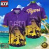 NCAA Lsu Tigers Flower Hawaiian Shirt Outfit 3D Shirt, Lsu Tigers Football Gifts For Men