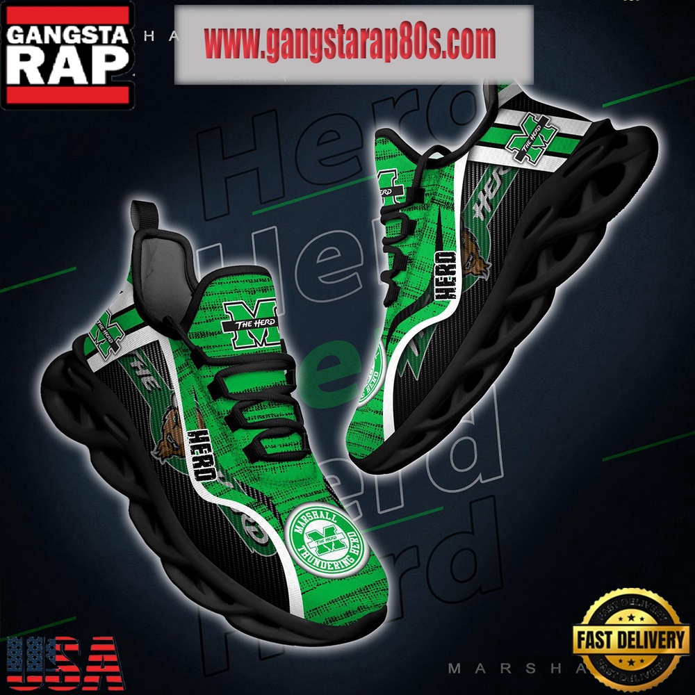 NCAA Marshall Thundering Herd New Design Max Soul Shoes Running Sneakers NCAA Marshall Thundering Herd New Design Max Soul Shoes Running Sneakers