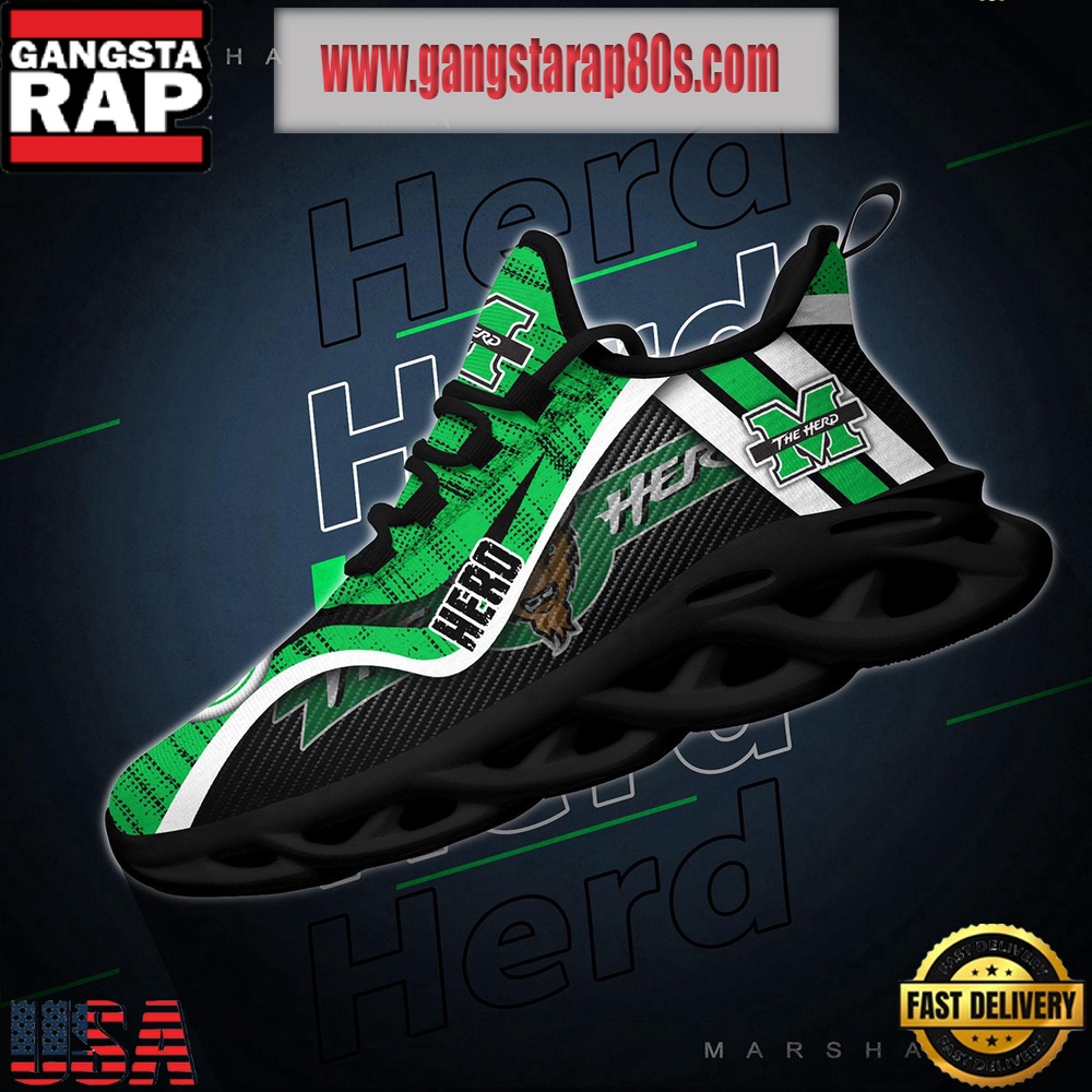NCAA Marshall Thundering Herd New Design Max Soul Shoes Running Sneakers NCAA Marshall Thundering Herd New Design Max Soul Shoes Running Sneakers