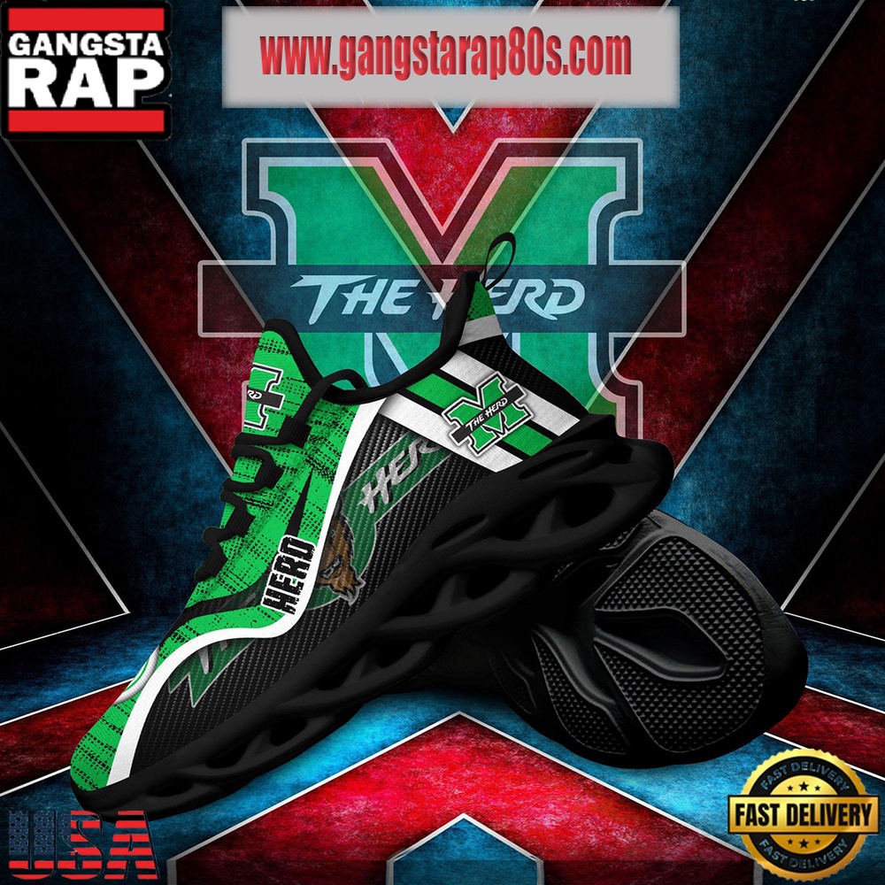 NCAA Marshall Thundering Herd New Design Max Soul Shoes Running Sneakers NCAA Marshall Thundering Herd New Design Max Soul Shoes Running Sneakers