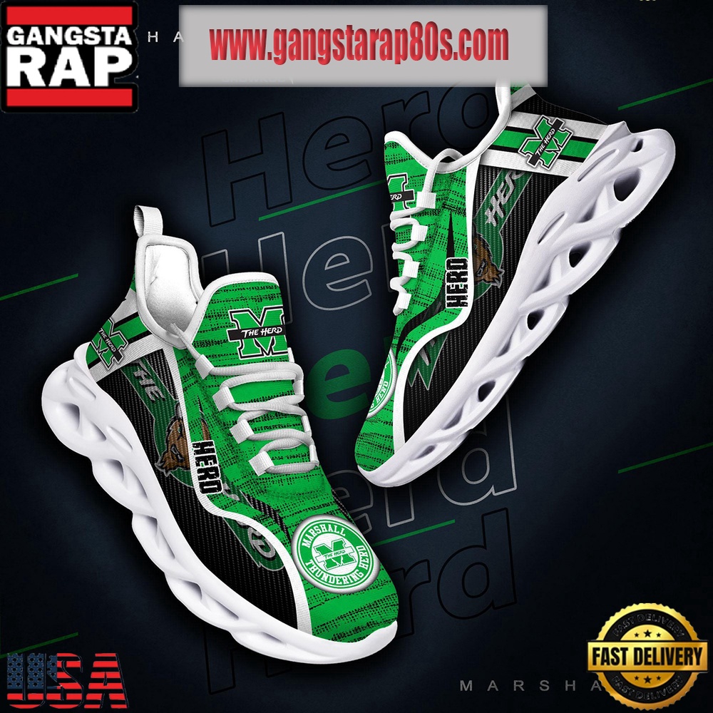 NCAA Marshall Thundering Herd New Design Max Soul Shoes Running Sneakers NCAA Marshall Thundering Herd New Design Max Soul Shoes Running Sneakers