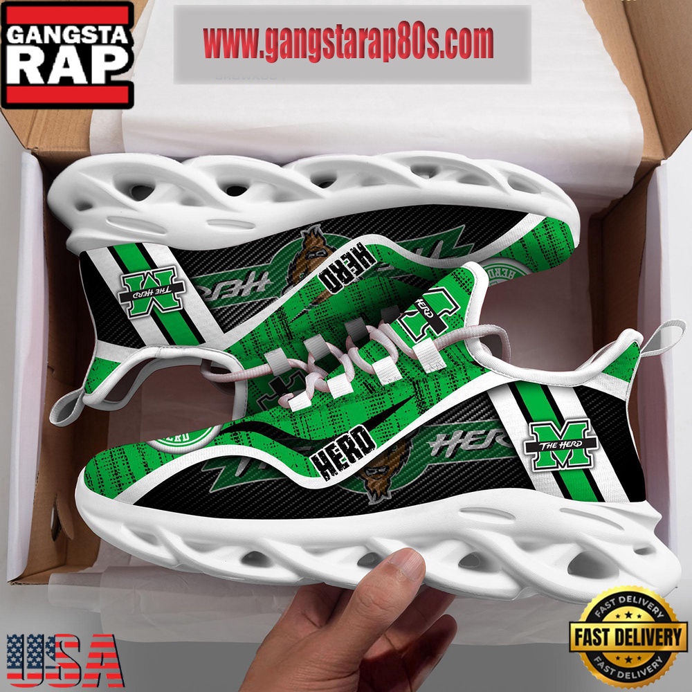 NCAA Marshall Thundering Herd New Design Max Soul Shoes Running Sneakers NCAA Marshall Thundering Herd New Design Max Soul Shoes Running Sneakers