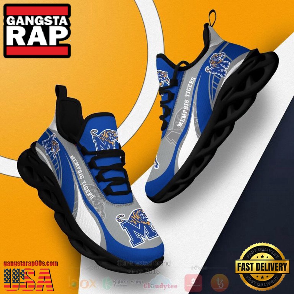 NCAA Memphis Tigers Football Clunky Unique Design Max Soul Shoes Running Sneakers