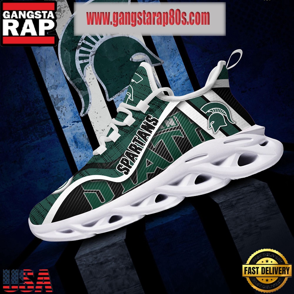 NCAA Michigan State Spartans New Design Max Soul Shoes Running Sneakers NCAA Michigan State Spartans New Design Max Soul Shoes Running Sneakers