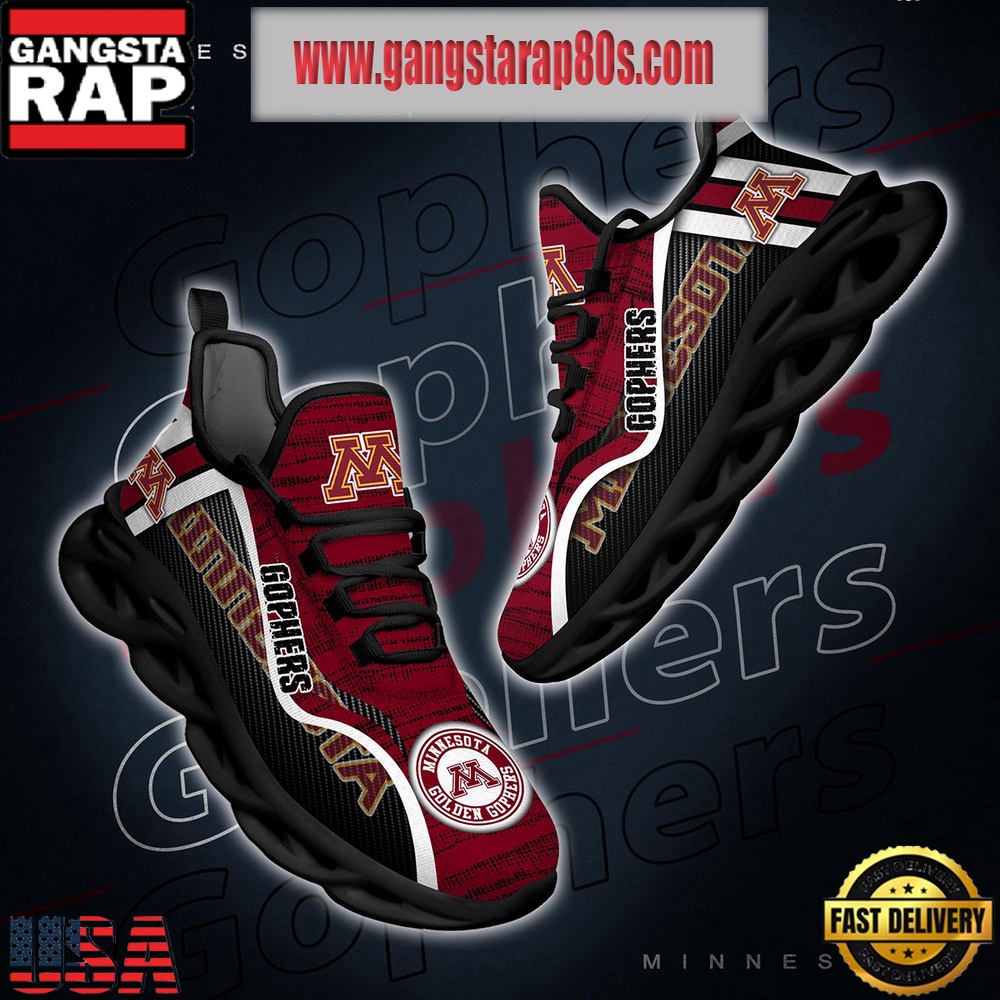 NCAA Minnesota Golden Gophers New Design Max Soul Shoes Running Sneakers NCAA Minnesota Golden Gophers New Design Max Soul Shoes Running Sneakers