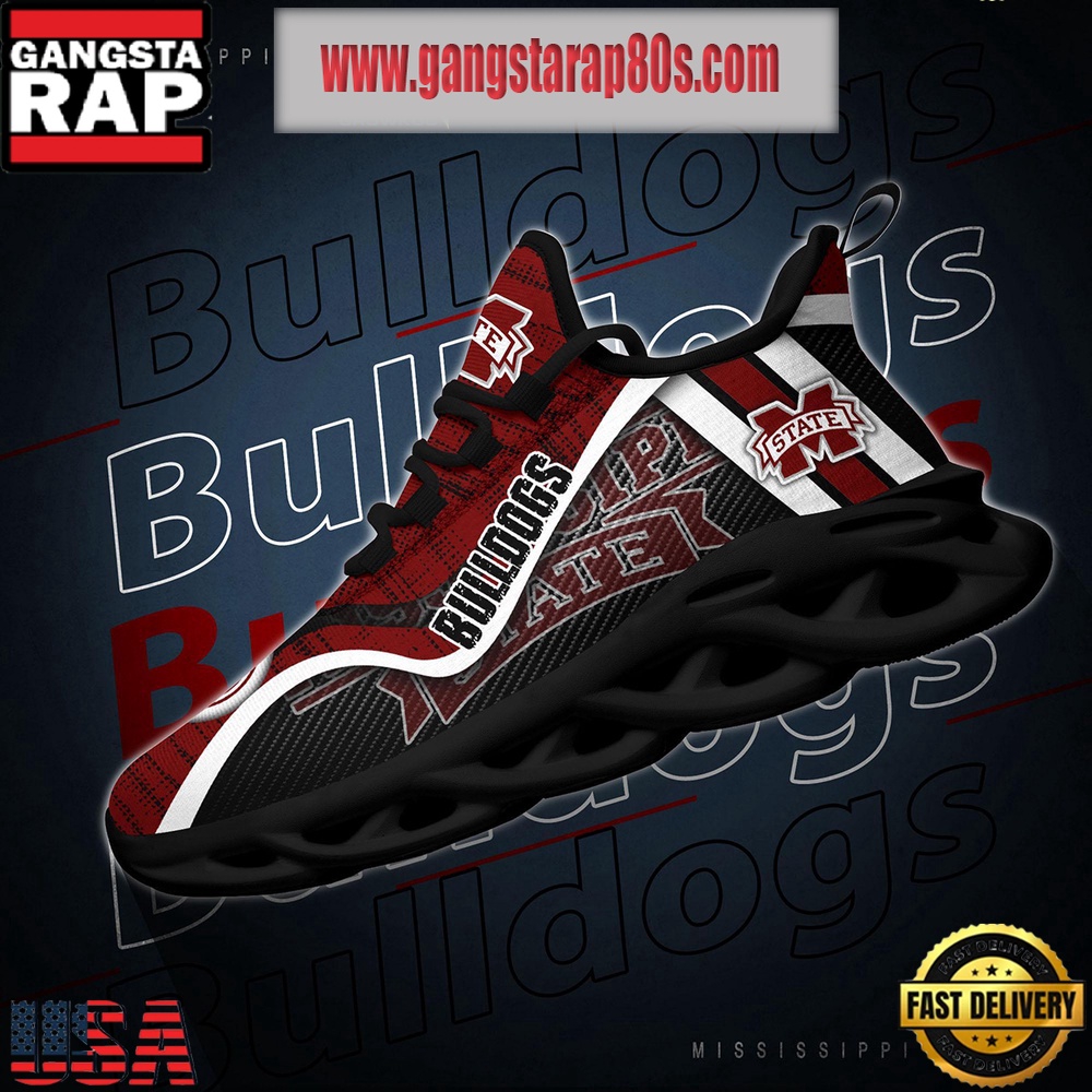 NCAA Mississippi State Bulldogs New Design Max Soul Shoes Running Sneakers