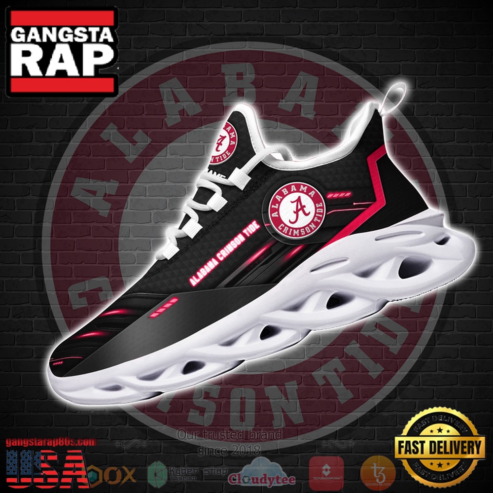 NCAA Ncaa Alabama Crimson Tide Custom Name Clunky Unique Design Max Soul Shoes Running Sneakers NCAA Ncaa Alabama Crimson Tide Custom Name Clunky Unique Design Max Soul Shoes Running Sneakers