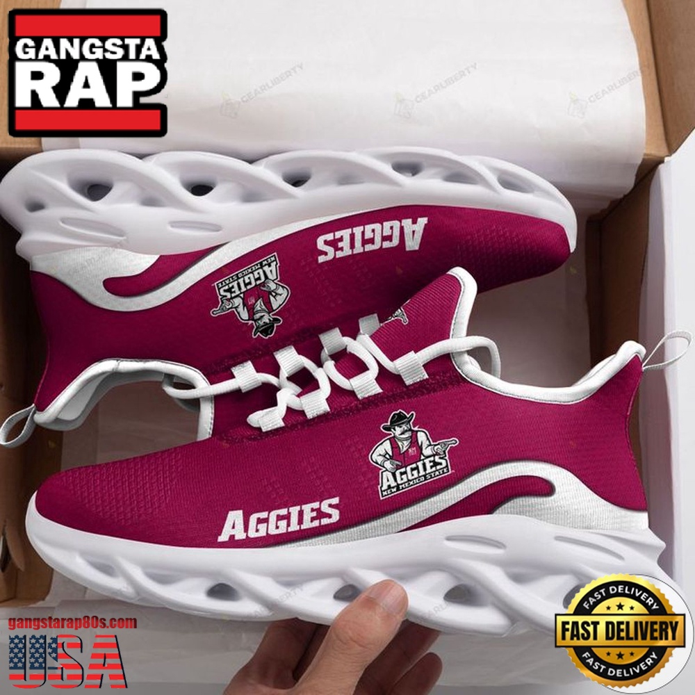 NCAA New Mexico State Aggies Unique Design Max Soul Shoes Running Sneakers