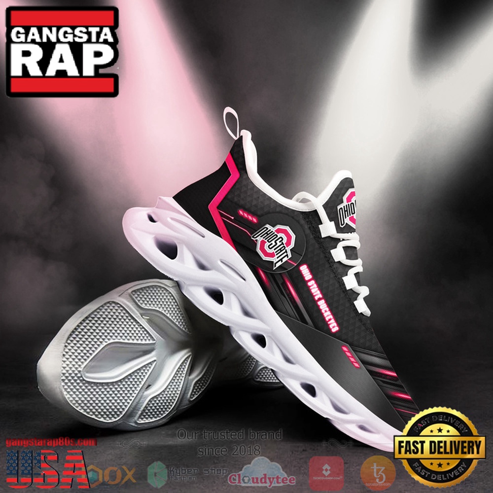 NCAA Ohio State Buckeyes Custom Name Clunky Unique Design Max Soul Shoes Running Sneakers NCAA Ohio State Buckeyes Custom Name Clunky Unique Design Max Soul Shoes Running Sneakers