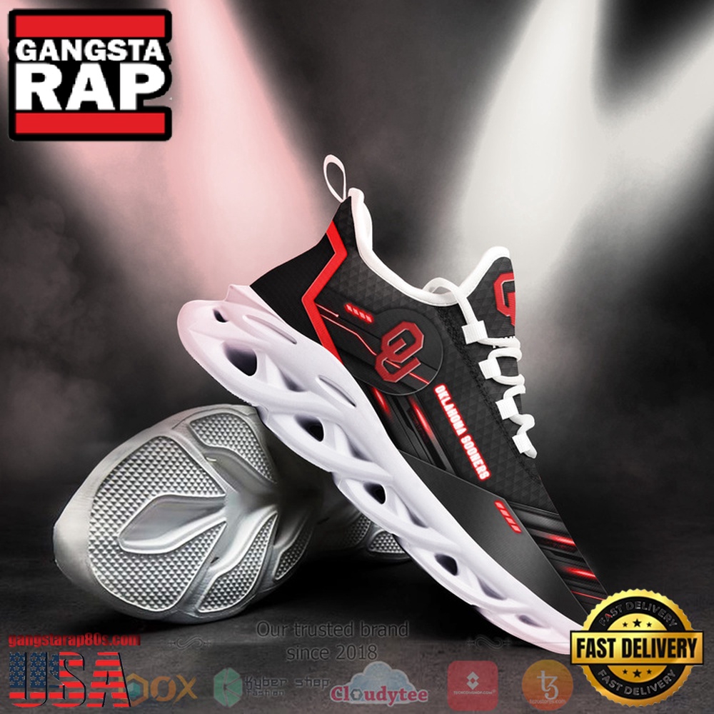 NCAA Oklahoma Sooners Custom Name Clunky Unique Design Max Soul Shoes Running Sneakers NCAA Oklahoma Sooners Custom Name Clunky Unique Design Max Soul Shoes Running Sneakers