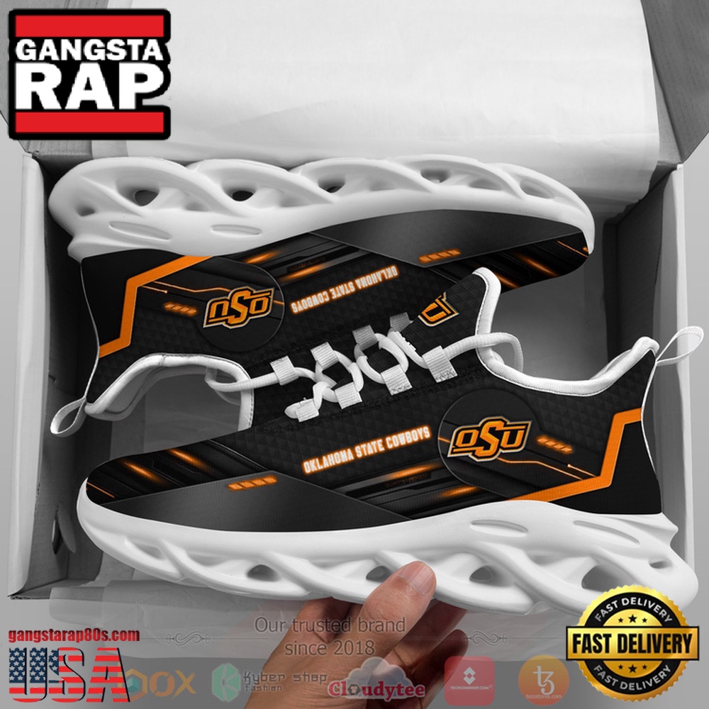 NCAA Oklahoma State Cowboys Custom Name Clunky Unique Design Max Soul Shoes Running Sneakers