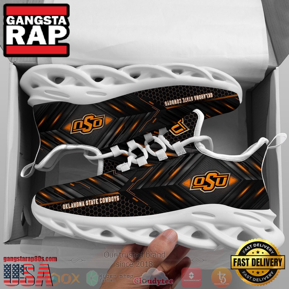 NCAA Oklahoma State Cowboys Ncaa Custom Name Clunky Unique Design Max Soul Shoes Running Sneakers