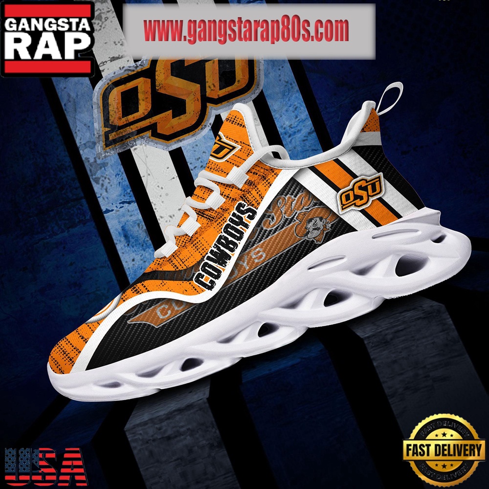 NCAA Oklahoma State Cowboys New Design Max Soul Shoes Running Sneakers NCAA Oklahoma State Cowboys New Design Max Soul Shoes Running Sneakers