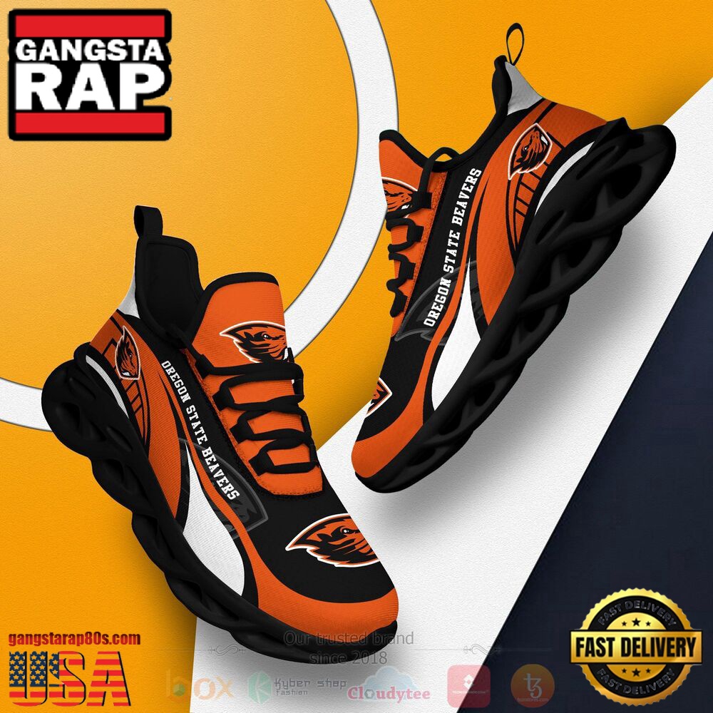 NCAA Oregon State Beavers Football Clunky Unique Design Max Soul Shoes Running Sneakers
