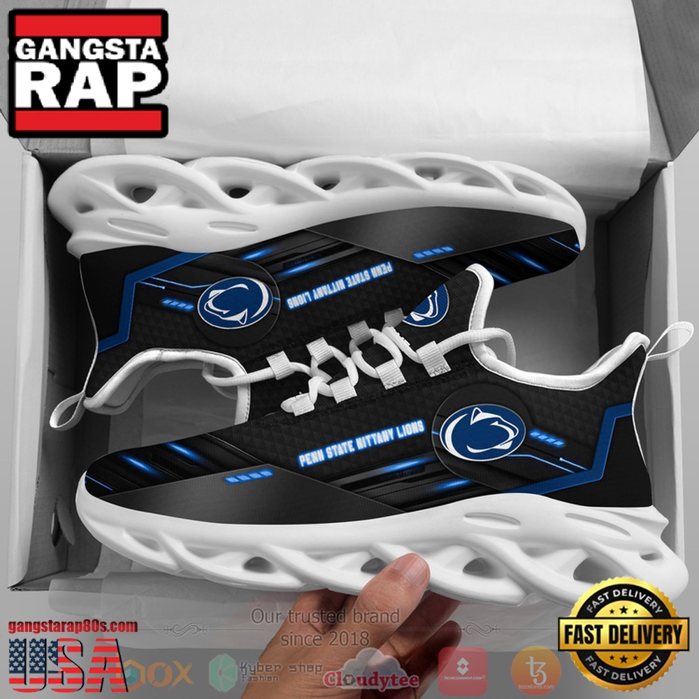 NCAA Penn State Nittany Lions Custom Name Clunky Unique Design Max Soul Shoes Running Sneakers