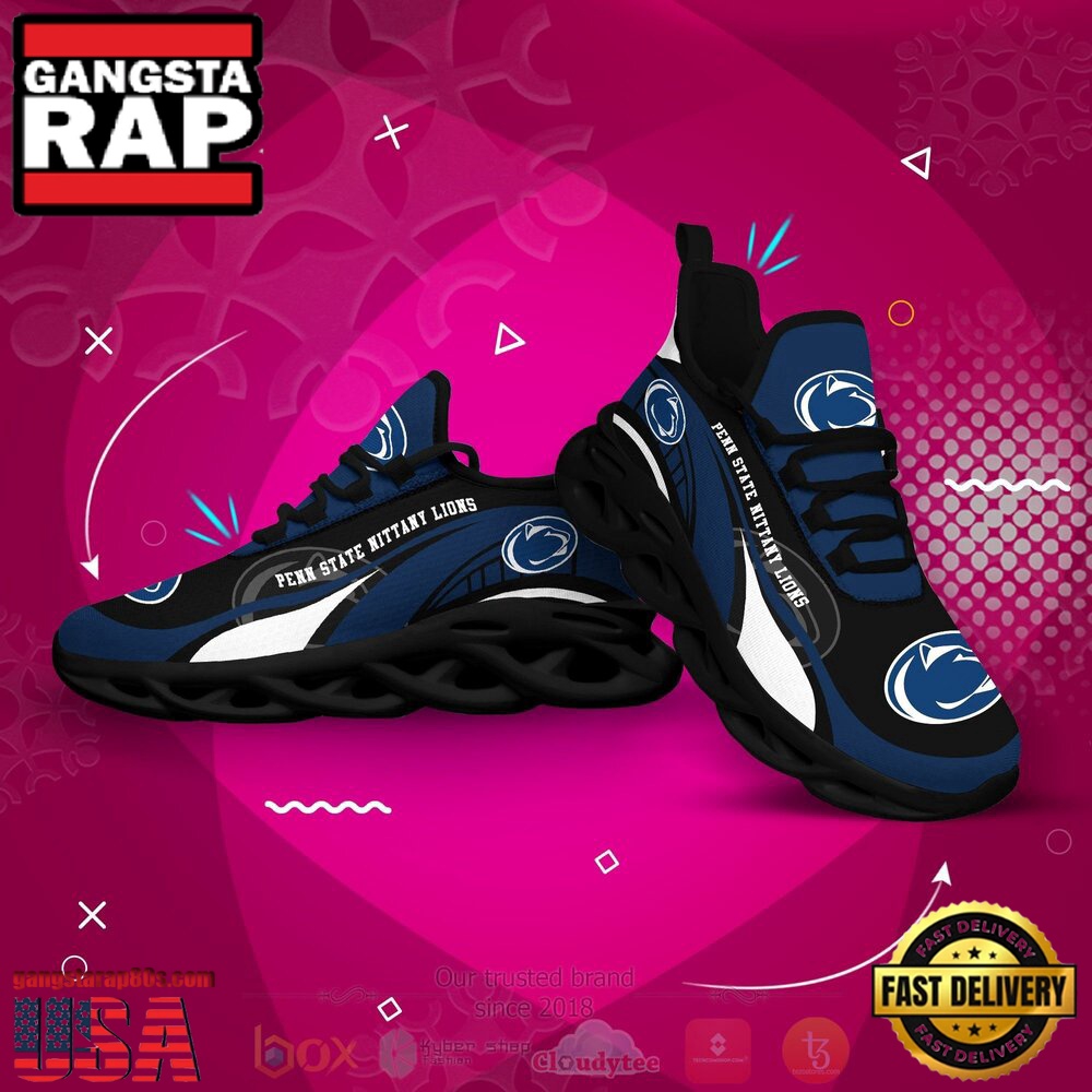 NCAA Penn State Nittany Lions Football Clunky Unique Design Max Soul Shoes Running Sneakers